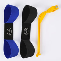 3 Pieces Swing Practice Tool with Arm Straps Wearable Golf Swing Arm Band Curved Posture Correction Aid for Beginners