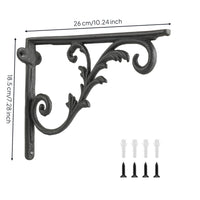 Wall Shelf Support Brackets Vintage L Brackets Industrial Shelf Bracket for Craftspeople