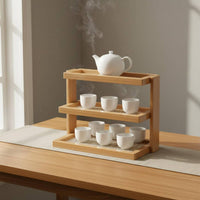 Desktop Mug Holder Easy to Clean 3-Tier Mug Rack Countertop Mug Holder Water-Resistant Coffee Station Organizer for Dining Room