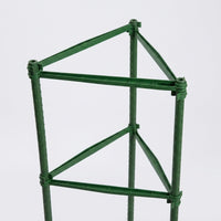 Plant Support for Garden Bed and Tomato Cage, Climbing Plant Support for Potted Plants, 4 Tier Square Detachable Design, Height Adjustable 1 Pack