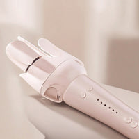 Hair Straightener and Curler 2-in-1 Curling Iron with Brush Attachment Interchangeable Hot Air Brush Ceramic-Coated Styling Tool