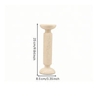 Travertine Candle Holder Current Mineral Candle Holder Decorative Decor for Tabletop