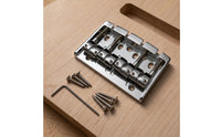 Rectangular Base Plate 4-String Bass Bridge Fixed Metal Bass Bridge