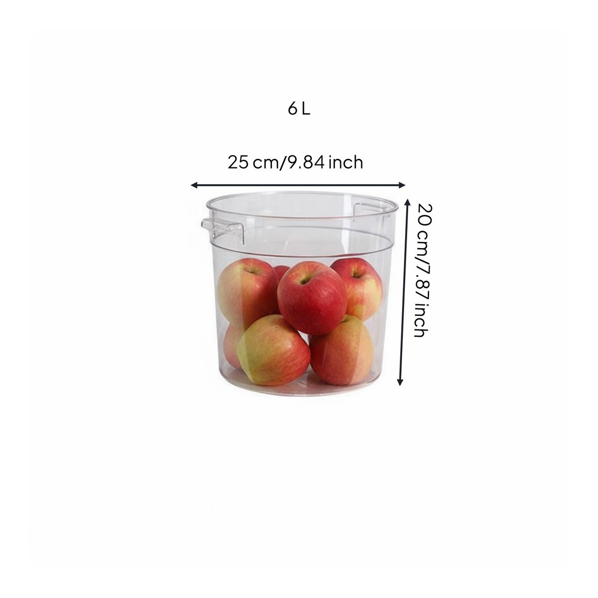 With Measurement Markings Sealed Rice Container Large Capacity Airtight Rice Bin Moisture-Proof for Bakers, Bakery, Commercial Kitchen