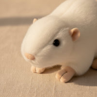 Stuffed Mouse Realistic Mouse Stuffed Plushie Fuzzy Soft Toy Cute for Children, Playroom, Nursery