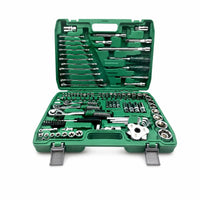 Professional Automotive Tool Kit Organized Socket Set with Case Portable Mechanics Tool Set Versatile for DIYers