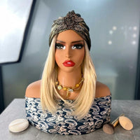 Mannequin Head Bust Smooth Finish Hairpiece Display Bust 42 Cm Height