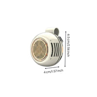 USB-C Rechargeable Waist Clip Fan Lightweight Wearable Fan Long Battery Life Low Noise for Outdoor, Travel, Office