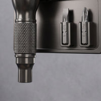 Screwdriver Handle with Bit Holder Compact Screwdriver Handle Solvent Resistant Manual Driver with Bits for Hobbyists