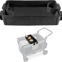 Wagon Stroller Snack Tray Reliable Wagon Snack Tray Accessory Waterproof Open-Top for Parents, Park Walks, Travel
