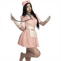 Halloween Nurse Cosplay, Short Skirt, Party, Youth
