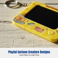 Mini Doodle Drawing Board Keychain, Creative Erasable Handwriting Locket, Cartoon Toy, Portable Bag Accessory