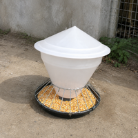Automatic Chicken Feeder Poultry Feeder for Backyard, Rainproof No Waste Outdoor Chicken Feeder