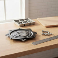 Rotating Chair Plate 360 Degree Rotation Ball Bearing Turntable Low Noise Rotating Tray Bearing for Home Improvers