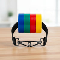4 Pieces Long-Lasting Woven Straps with Metal Clips Slim Storage Strap with Metal Clip Compact Heavy-Duty for Workshop, Everyday Carry