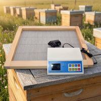 twinChannel Bee Venom Collector Wooden Bee Venom Collection Unit Electric Equipment Functional for Field, Workshop