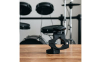 Four Way Drum Clamp Adjustable Electronic Drum Mount Clamp Sturdy Music Accessory for Drummers