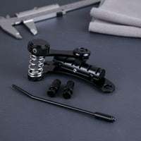 Jazz Guitar Tremolo Unit Electric Guitar Tremolo Bridge Replacement Part Vibrato Tailpiece Bridge for DIY Enthusiasts