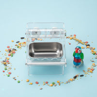 Transparent Design Acrylic Roller Food Dispenser Mentally Stimulating Acrylic Bird Feeder Toy Long-Lasting Parrot Challenge Feeder Easy to Clean for Parrots, Small Birds