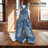 Women's Jeans with Elastic Waistband for Casual Wear, Stretch Denim for Plus Size High Material Composition for Breathability
