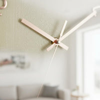 Non-Ticking Modern Minimalist Wall Clock Easy Installation Round Frameless Wall Clock Home Decor for Living Room, Bedroom, Office
