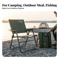 Foldable Design Compactdesign Folding Chair Lightweight Portable Seat long-lasting Outdoor Furniture Includes Carry Bag for Campers, Anglers, Travelers, Camping, Fishing, outdoor meals, Travel