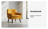3 Pieces Modern Design 2 Armchairs and Side Table Comfortable paddings Lounge Group with Table Plush Upholstery Conversation Set space-saving Size for pairs, Families, Homeowners, Living Room, Bedroom, study corner, Reception Area