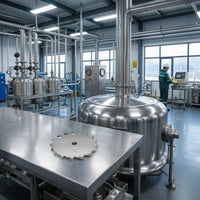 Stainless Steel Dispersing Impeller Toothed Shaftless Impeller for Industrial Mixing, Laboratory Agitation