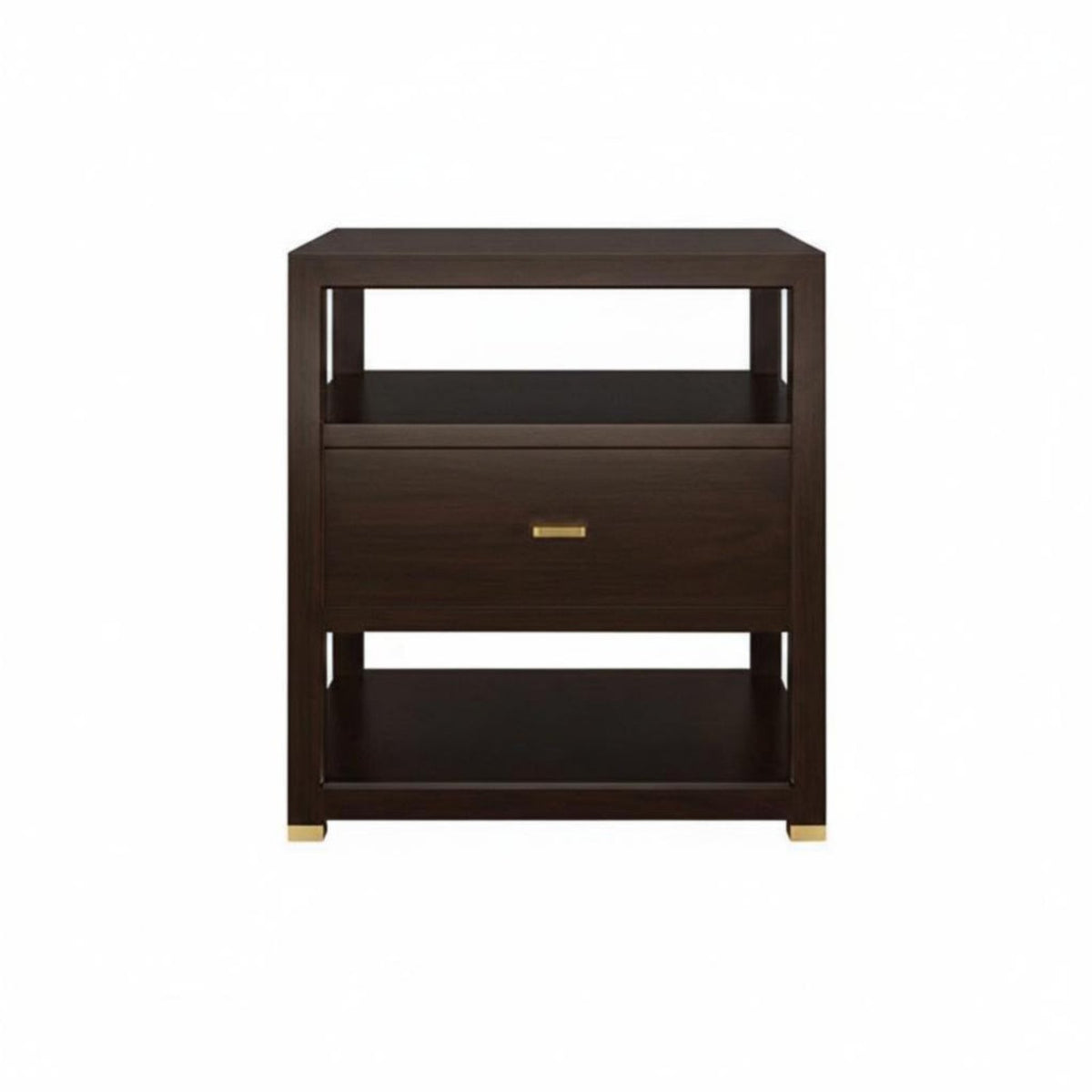Nordic Design Rattan Drawer Side Table Minimalist Aesthetic Nightstand with Woven Drawer Boho design Accent Cabinet space-saving Size for Apartment Dwellers, Interior Designers, Bedroom, Guesthouse, Living Room, Small Spaces
