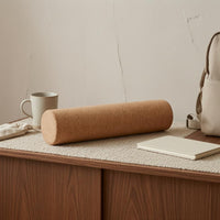 Rounded Ends Cork Exercise Roller Textured Cylindrical Cork Roller Natural Fitness Gear Polished