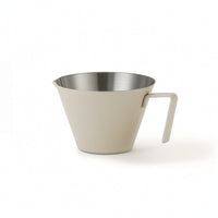 coffee Measuring Cup with Handle Metal coffee Measuring Cup Ergonomic for Latte Art Practice