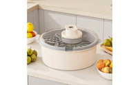 Salad Dryer Electric Vegetable Dryer Automatic Fruit Washer for Active Cooks, Families, Meal Prep