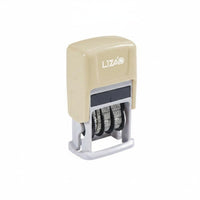 Built-in Ink Pad Self-Inking Date Stamp Refillable Adjustable Date Stamper for Teachers, Warehouse
