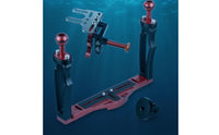 double Hand Grip Camera Rig Ball Head Underwater Camera Bracket Lightweight Photo Gear