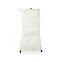 Headrest Area Ice Silk Stroller Cushion Fitted Contoured Seat Liner Paw-Print Motif Cooling Seat Insert Woven Texture