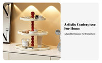 fluffyShaped Tiered Stand Decorative Storage Desktop Organizer for Young Adults