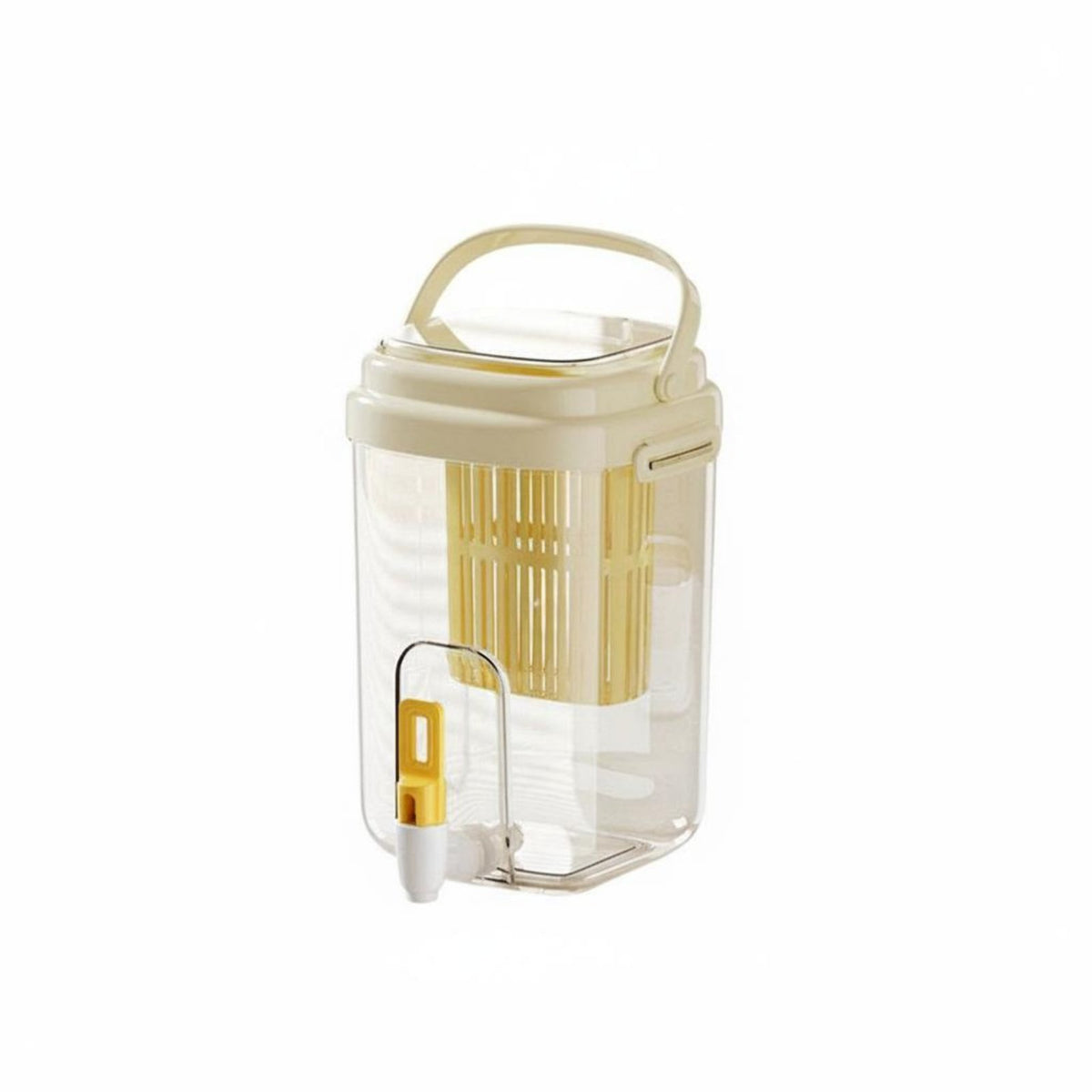 Faucet Design Cold Water Jug with Tap Wide Mouth Cold Beverage Container with Tap Large Capacity Beverage Container for Summer