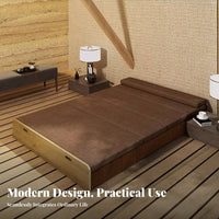 Foldable Paper Bed Multi-Functional Space-Saving Furniture Extendable Cellular Design for Students, Adults, Entryway