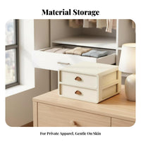 3 Pieces Underwear Compartgentlement Box Set Compartgentlementalized Design for gentlemen, Parents