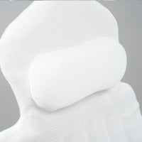 Bathtub Cushion with Headrest Anti-Slip Bathtub Mattress with Suction Cups for Adults, Home Spa