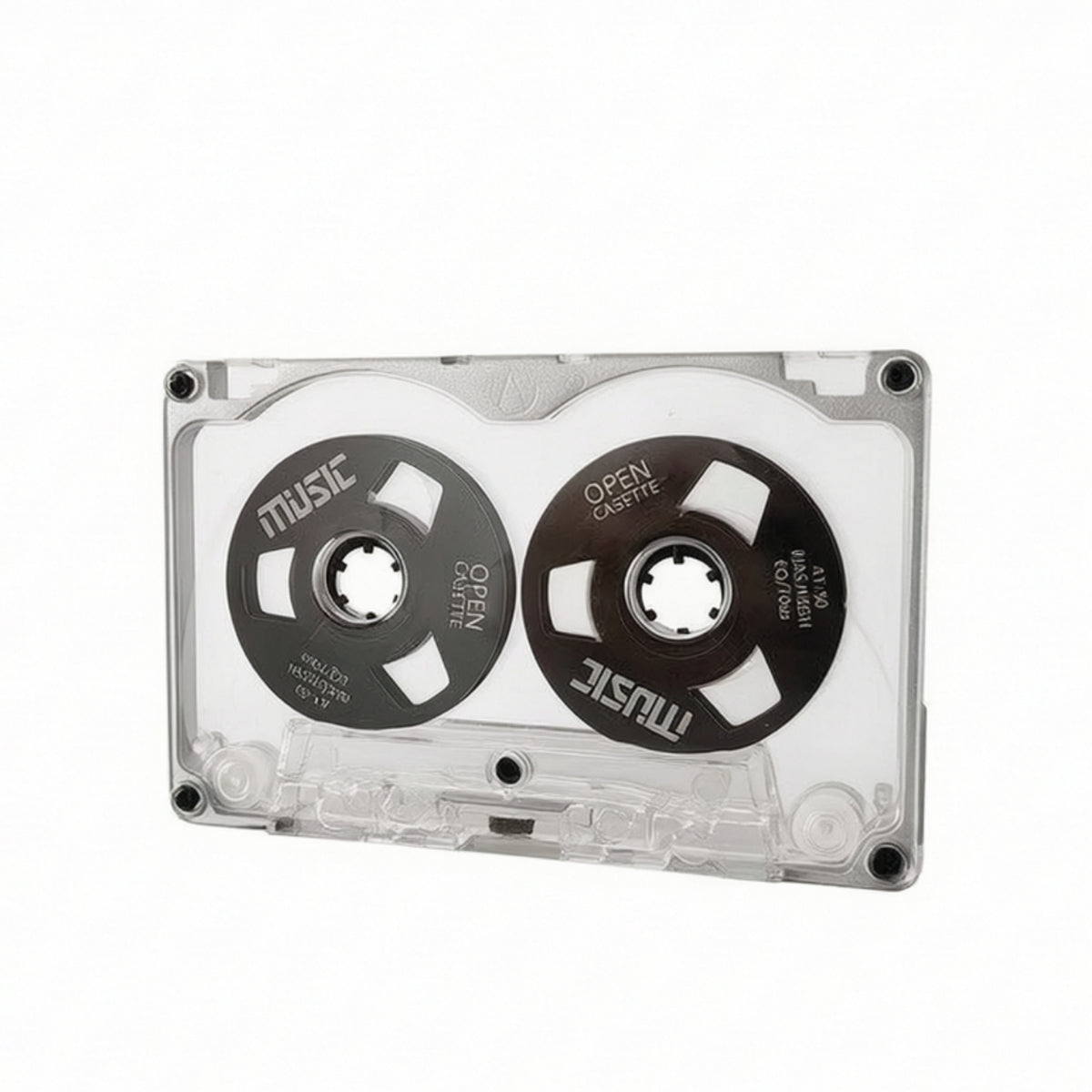 Blank Audio Recording Cassette Tape Clear Blank Audio Cassette Analog