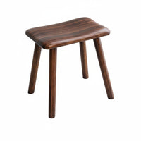 adaptable Saddle Seat Stool polished Finish Indoor Seating Sturdy Frame Backless Chair long-soliding Construction for Adults, Homeowners, Guests, Dining Room, Bedroom, Kitchen, Entryway