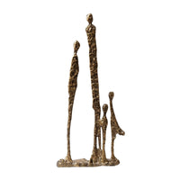 Metal Sculpture Minimalist Abstract Sculpture Contemporary Metal Figurine for Homeowners, Art Collectors, Living Room, Entryway, Shelf