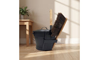 Fireplace Cleaning Carrier Compact Ash Bucket with Container for Hearth