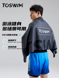 TOSWIM拓胜游泳毛巾吸水速干健身运动沙滩成人男女潮温泉速干浴巾
