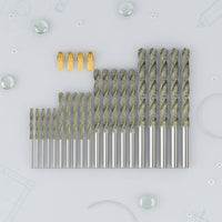 20 Pieces Diamond Burr Tool 1mm, 1.5mm, 2mm, 2.5mm Shank Diamond Coated Burr Tool High Hardness Rotary Grinding Bits
