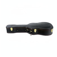 Guitar Case Convex Top Hard cover Guitar Case Zippered Lock Latch Musical Instrument Storage for Travel