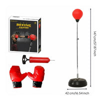 Reaction Training Bounce-Back Punching Ball PU Material Rebound Boxing Bag Stress Relief Bounce-Back Striking Bag Height Adjustable