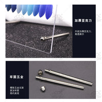 Japanese Style Clear Acrylic Nail Art Display Board for Gel Polish Color Cards and Nail Tips