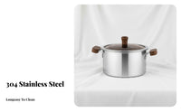 Food Grade Stainless Steel Deep Frying Pot Multipurpose Deep Fryer Pot with Basket All Stovetops Compatible Small Tempura Fryer with Basket Easy to Clean for Home Cooks